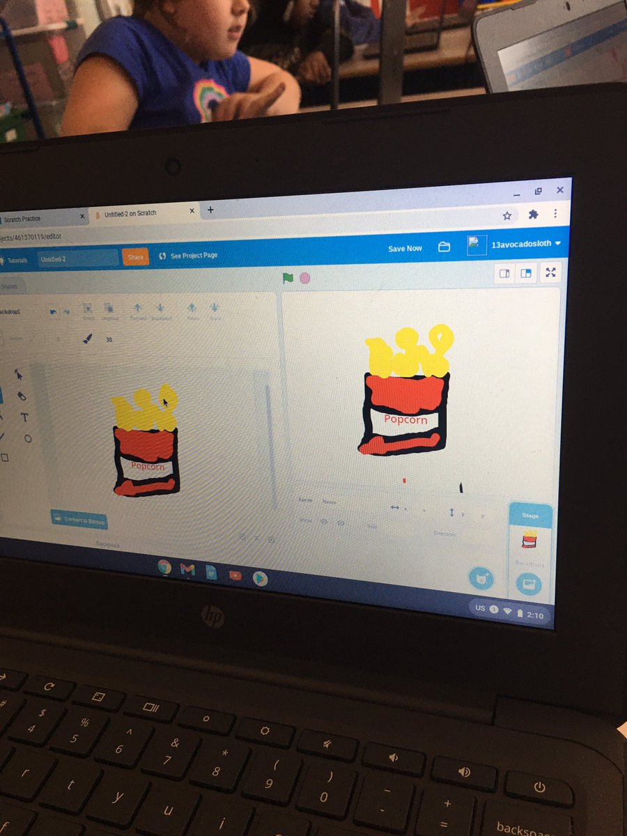 AMcGKinder's tweet image. Thanks to Ms.Forward for teaching my Ss how to create their own sprites and how to animate them! #codingcreativity #codewithTESIC @StTeresasSchoo1 @MissMelTL @nltatesic