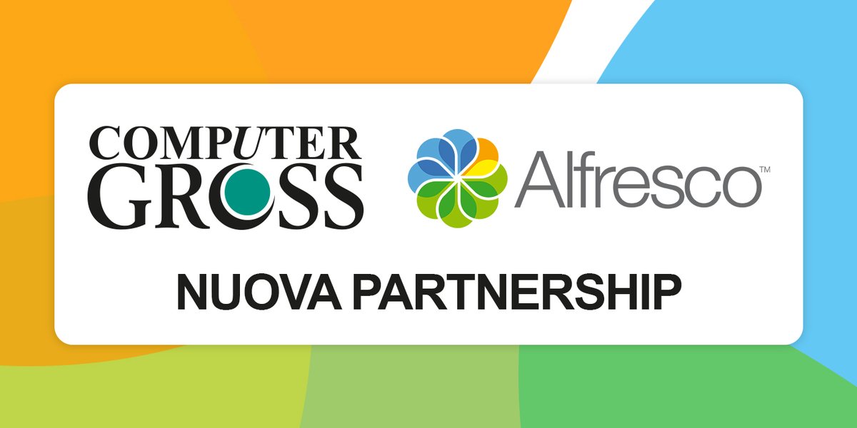 Primo distributore di soluzioni e prodotti <a href="/Alfresco/">Alfresco</a> in Italia. Un accordo esclusivo con uno tra i principali player di soluzioni di Content Management per sostenere l’ecosistema dei partner nel processo di digitalizzazione.

LEGGI COMUNICATO ➡️computergross.it/cgross/mail_gr…

#alfresco
