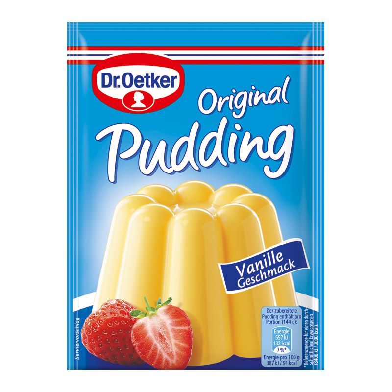 Even my grandmother continued to rely on measurements she learnt as a young woman in Germany. Her recipes would often include '1 Paeckchen Dr Oetker Vanille Pudding'. We imported it for her, along with Dr Oetker Tortenguss (again, the gelatine!) & her Nur Ein Tropf mouthwash.