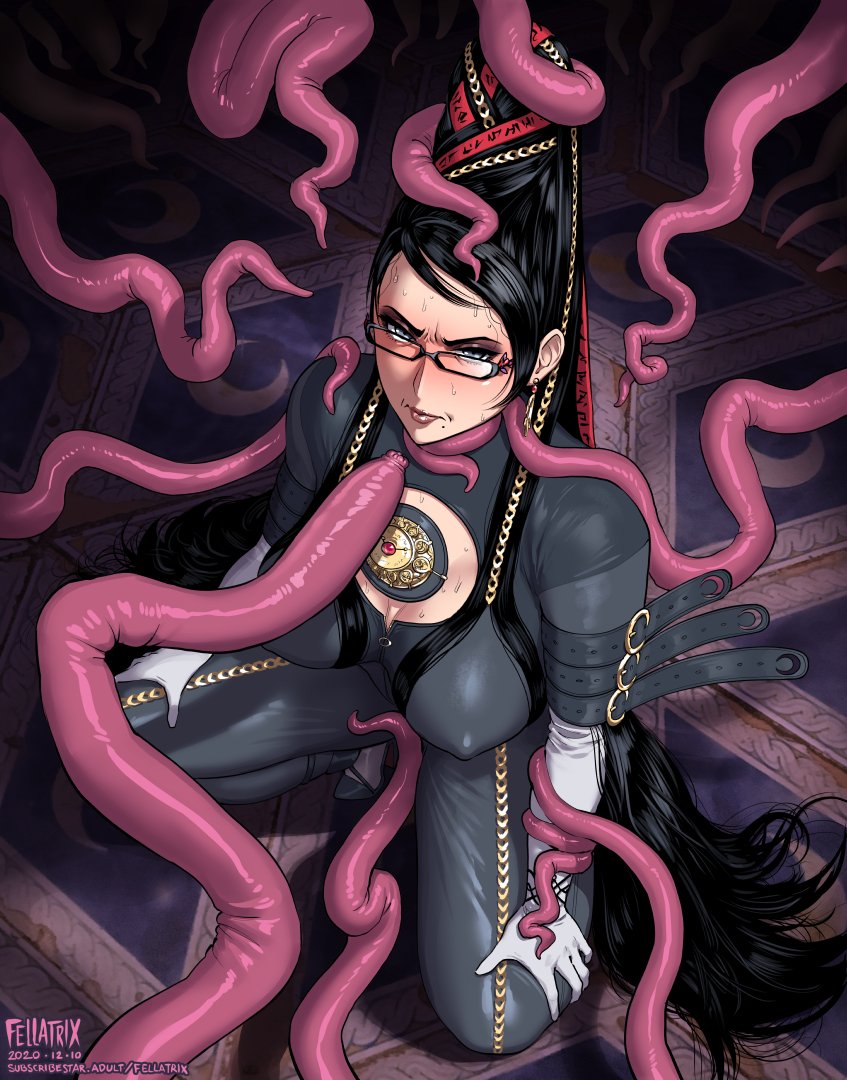 Bayonetta December Poll Winner - 1st Bayonetta is held captive by vacuum-fa...