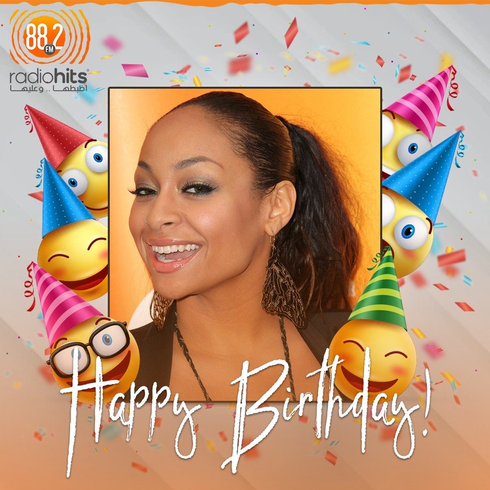 \"Happy birthday to our beautiful and talented
raven-symoné \"    