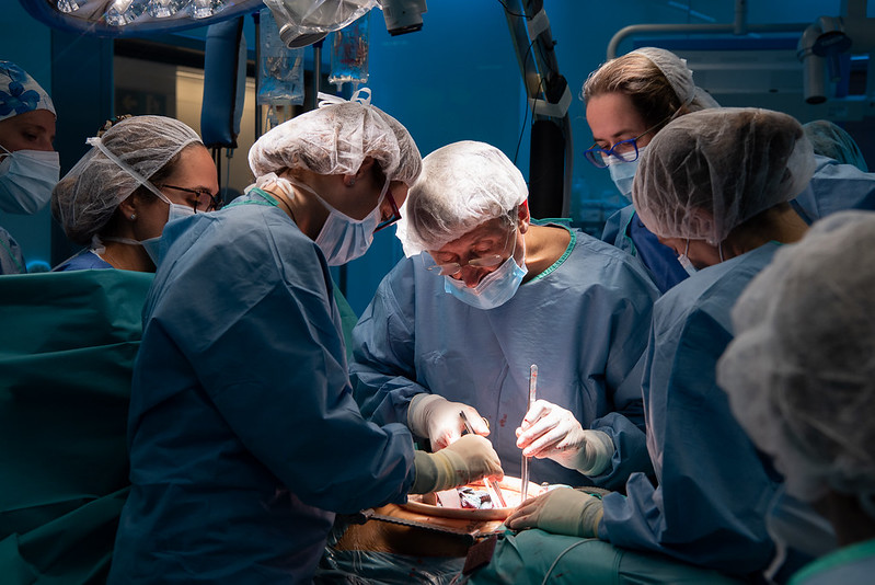 hospitalclinic's tweet photo. El #CLÍNIC realizó el pasado 5 de octubre el primer trasplante de útero en España. El procedimiento ha sido posible gracias a la donación en vivo del útero de una hermana a otra y ha estado liderado por @drfcarmona  y @AntonioAlcarazA.  

👉https://t.co/ZuAlEXop9C https://t.co/TzIGw7JKCc