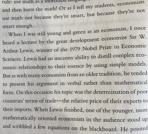 + Dani Rodrik on Arthur Lewis: