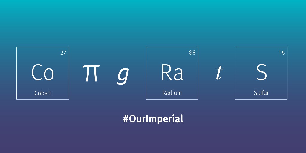 imperialcollege's tweet photo. On our final day of Class of 2020 celebrations we're saying MASSIVE congratulations to @ImpEngineering, @EnergyFuturesIC and @Imperial_IMSE! 👩🏼‍💻🔋🔬

Pass along your congrats using #OurImperial and they will see your messages on our Graduation website 😍 https://t.co/KbyGsIEMr5