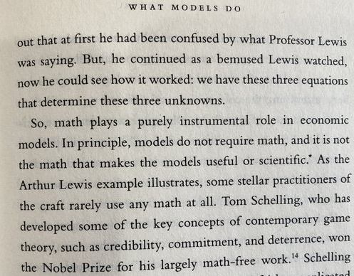 Important when teaching students who want to learn Economics without Maths being their opening focus.