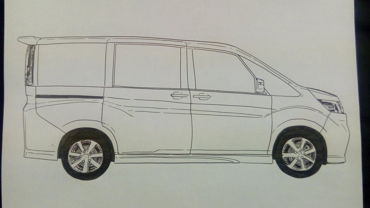 結城るい ホンダ Honda Stepwgn Spada ラクガキ ペン画 イラスト基地 イラスト王国 アナログイラスト ホンダステップワゴンスパーダ T Co Nwdgngeaxl Twitter