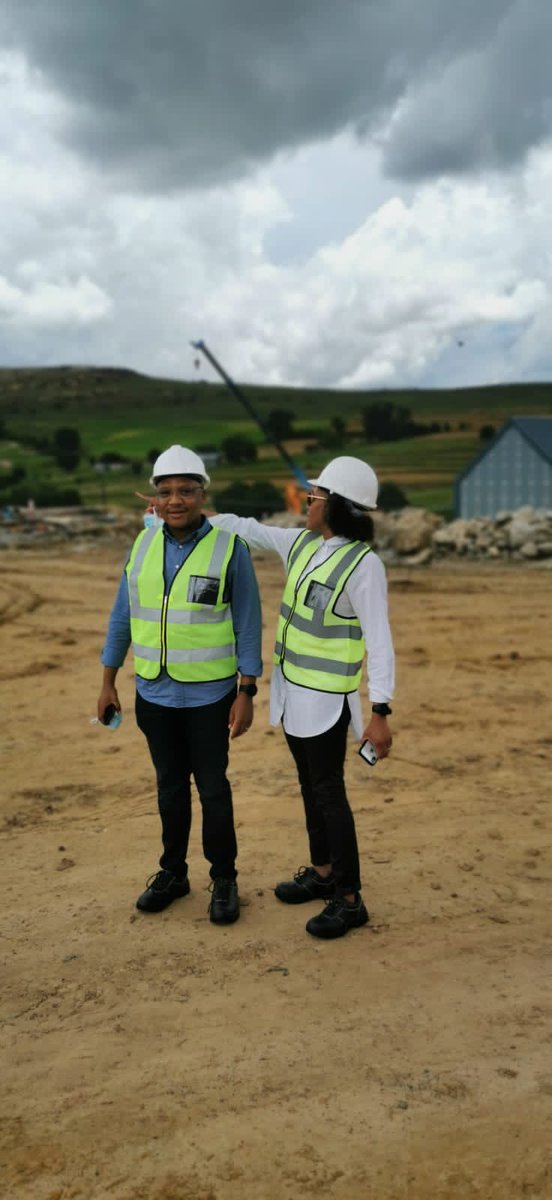 John_Oliphant's tweet photo. Great progress on site! We don’t talk infrastructure investments, we action! 700 jobs created for the people of Bethlehem! @ThirdWayZA lead the way! https://t.co/uUVc5bCEWb