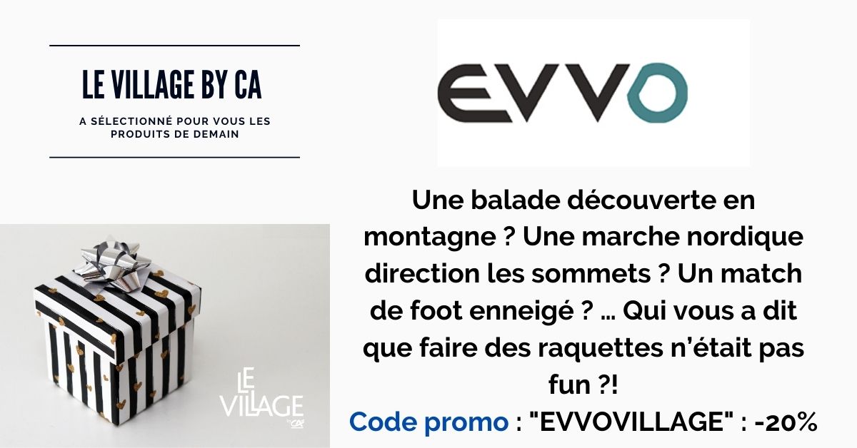 🎁 1 JOUR – 1 STARTUP – 1 CADEAU
@EVVO Snowshoe c'est bien plus qu'une simple raquette à neige, c'est une véritable innovation technique développée et fabriquée en France. 😉 
 👉 👉 👉 evvo-snow.com/boutique-raque…
Retrouvez EVVO sur notre page  levillagebyca.com/fr/marchedenoel 🎄