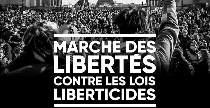 OusteJournal's tweet photo. La FI 36 appelle à rejoindre les rassemblements contre la loi sécurité globale ven. 11 déc. à 18h au Palais de Justice de Chx et sam. 12 déc. à 11h Pl de la Rép. à Chx. La FI, dans la rue et à l’AN est contre ce projet de loi. #StopLoiSecuriteGlobale @LFI36 https://t.co/SyFnzbYNfO