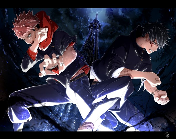 呪術廻戦 呪術廻戦 One Piece クロスオーバー 本誌番外編のキャラ組み合わ おこめのイラスト