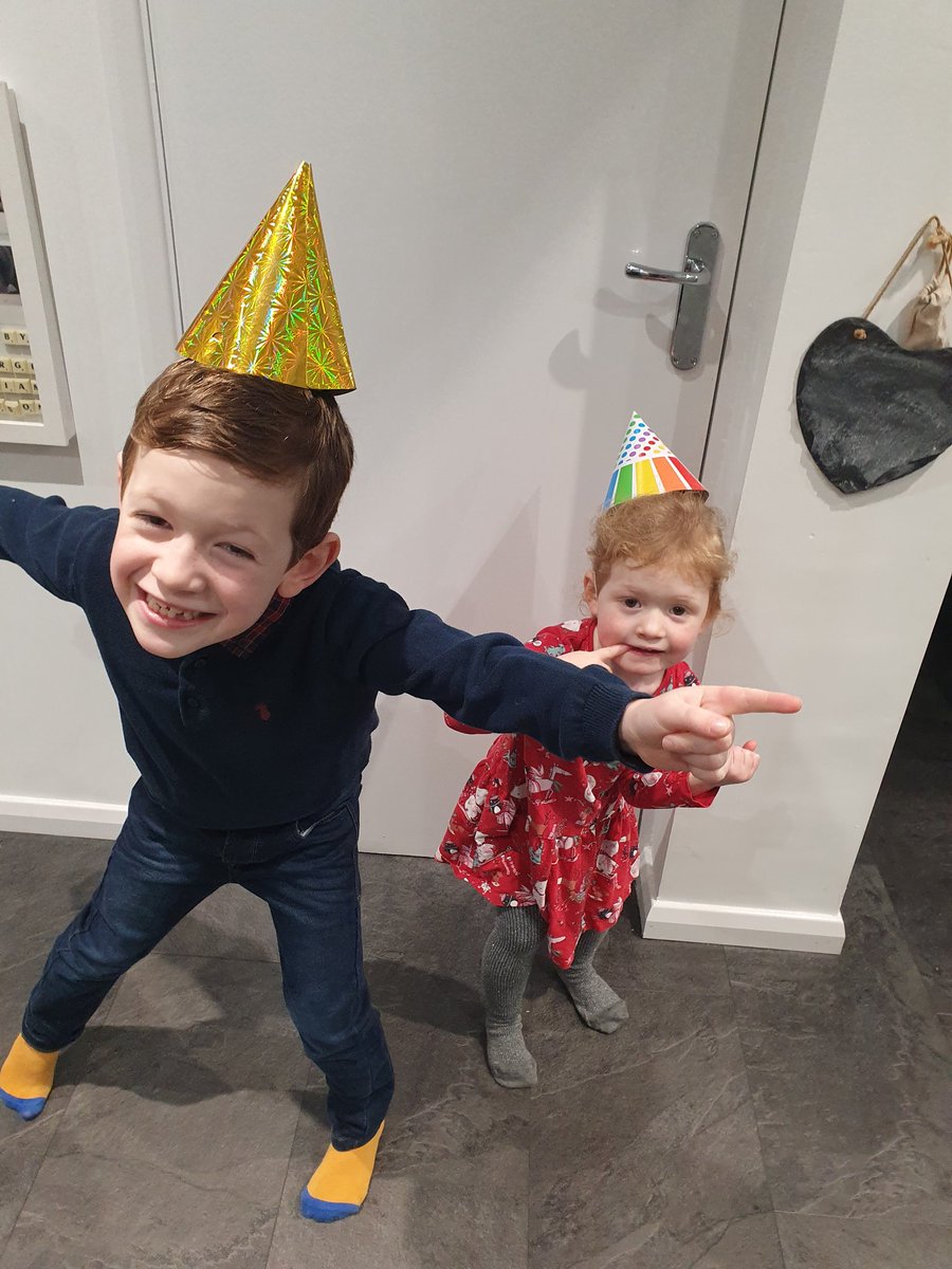 Getting in the party mood this morning... happy birthday Mrs Orme!! <a href="/FernPrimary/">FernPrimary</a>