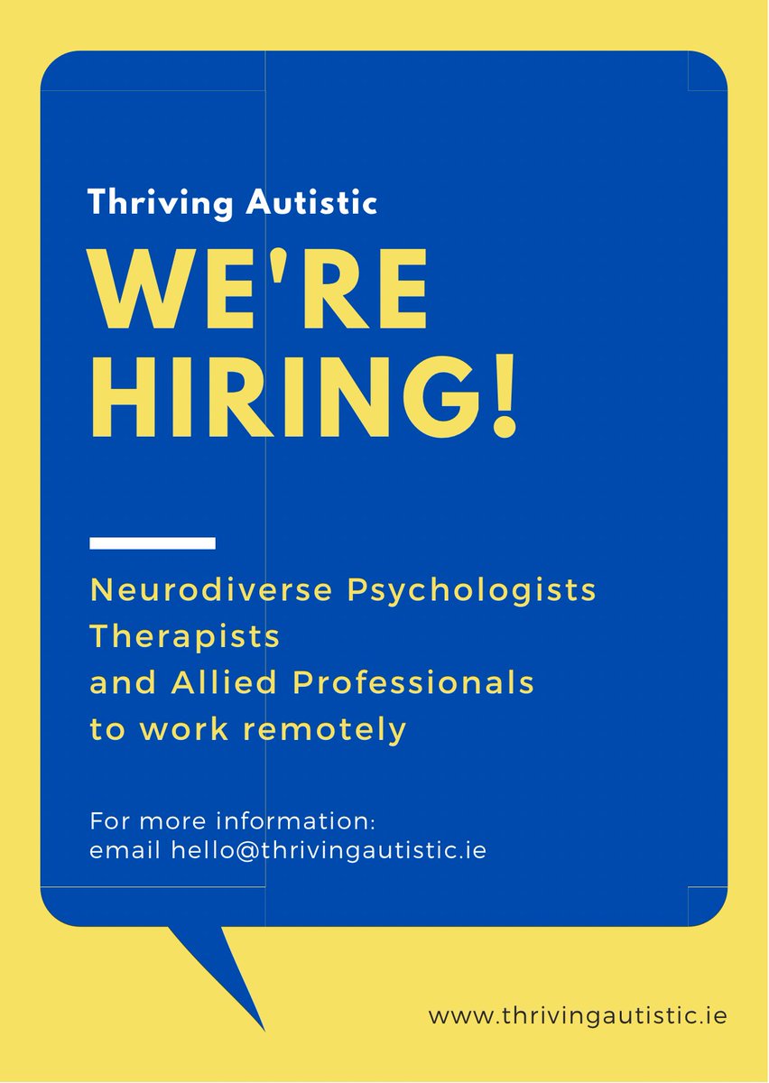 We’re creating a global team of neurodivergent professionals- come join us! #ActuallyAutistic #JobFairy #NeurodiverseSquad