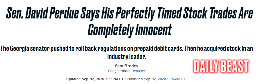 In Feb 2017 while sitting on Senate Banking Committee which has jurisdiction over the financial industry:Perdue attempted (& partially succeeded) to remove regulations the Consumer Financial Protection Bureau (CFPB) had imposed on the prepaid debit credit card industry.