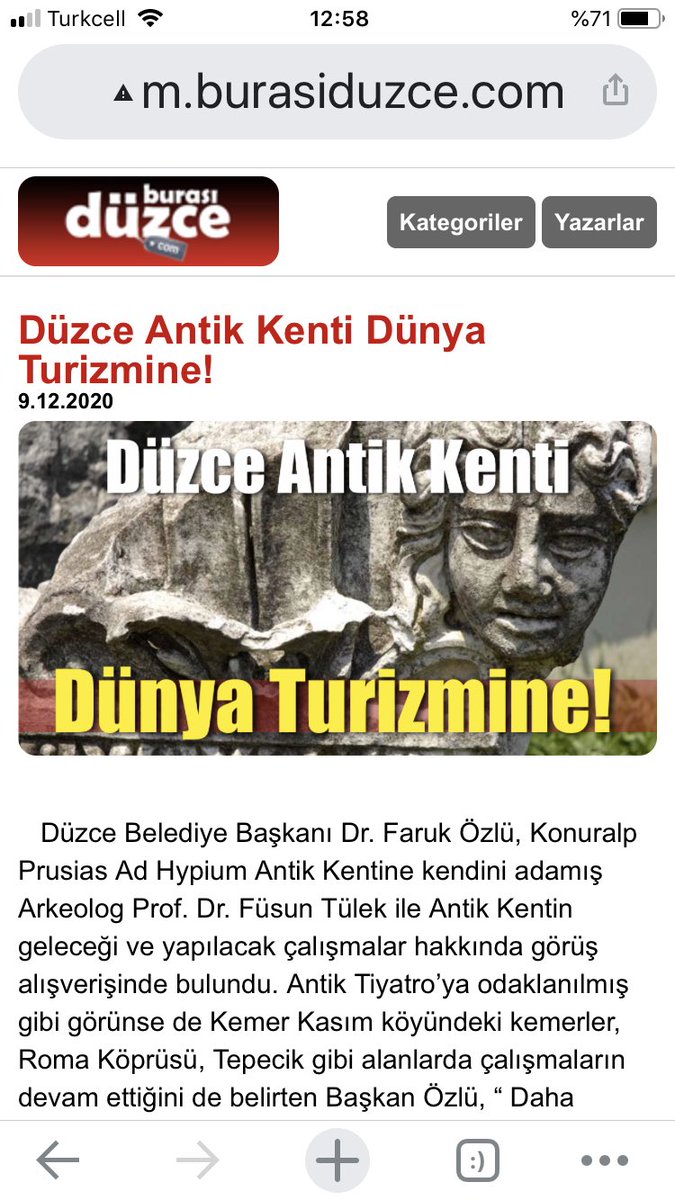 Düzce keşfedilecek şehir.