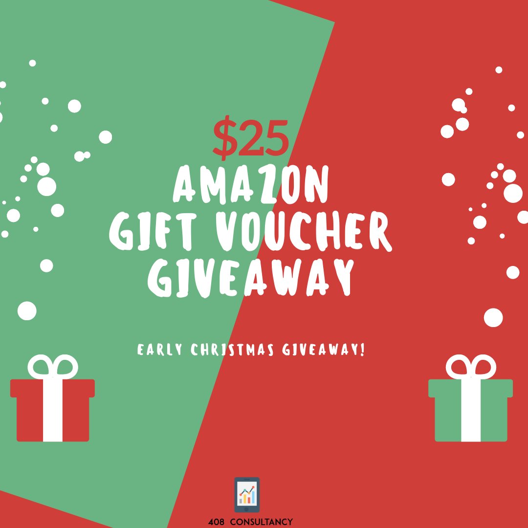 408Consultancy's tweet photo. ENTRY:
π Follow us on #Twitter
π Comment how you have improved in 2020
On Sunday 13/12/20 we will randomly pick two people and send a Digital Amazon Gift Voucher!
#ChirstmasGiveaway #Gift #Amazon #christmasfreebies #analytics #analyst #opentowork #graduate https://t.co/c6WsGiYvl1