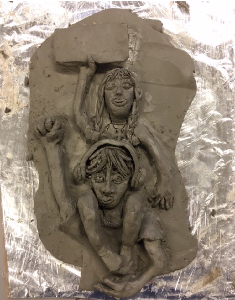 Amazing GCSE Art mock exam pieces! What do you think? #thisAP #APworks