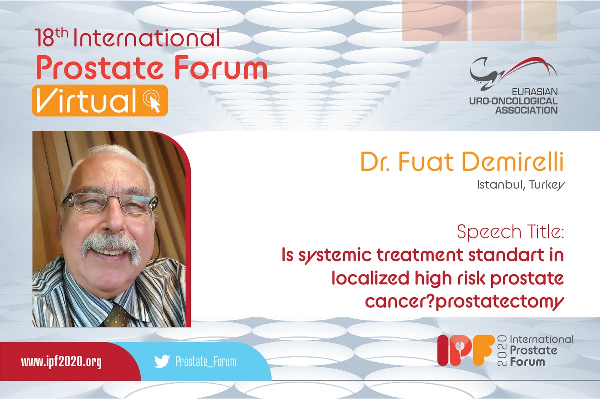 Don’t forget to register to listen to Dr. Fuat Demirelli's lecture titled "Is systemic treatment standart in localized high risk prostate cancer?"

ipf2020.org