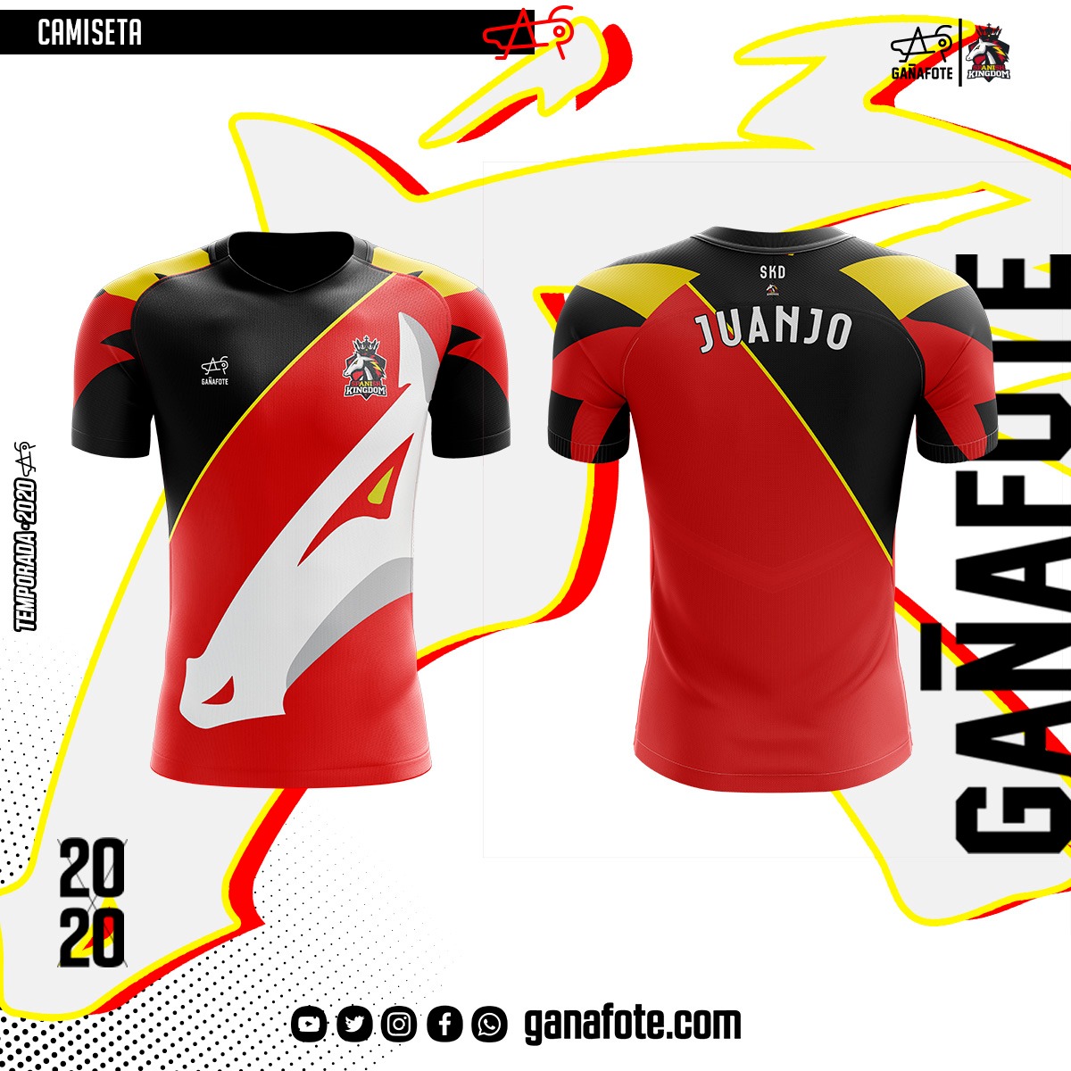 Gañafote (@oficialganafote) on Twitter photo 🦗 GAÑAFOTE TEXTIL 👕 | ¡GALOPAMOS EN E-SPORTS COMO UN PURA SANGRE! El equipo <a href="/SKD_Club/">Spanish Kingdom Club</a> que se desenvuelve en distintas categorías y juegos .🎮 vestirá #Gañafote esta temporada🔝. Este equipo representa desde 2017 el Hogar de los jinetes 🐎.
#gañafote #WeArePureBred 🦗 GAÑAFOTE TEXTIL 👕 | ¡GALOPAMOS EN E-SPORTS COMO UN PURA SANGRE! El equipo <a href="/SKD_Club/">Spanish Kingdom Club</a> que se desenvuelve en distintas categorías y juegos .🎮 vestirá #Gañafote esta temporada🔝. Este equipo representa desde 2017 el Hogar de los jinetes 🐎.
#gañafote #WeArePureBred