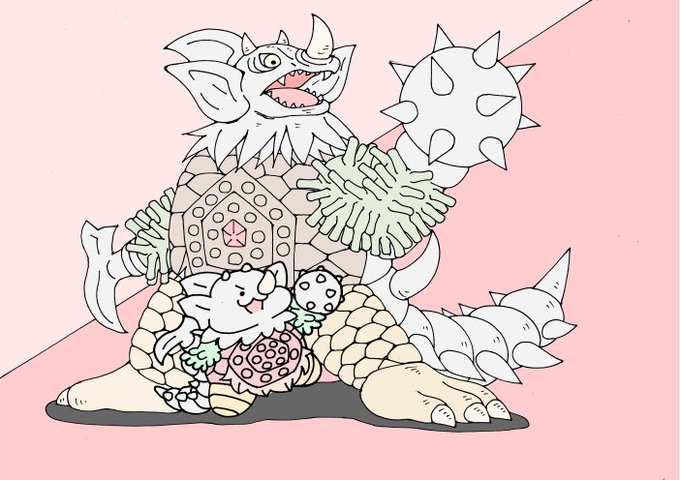 暴君怪獣タイラント いぬころすけのイラスト 暴君怪獣タイラント いぬころすけのイラスト