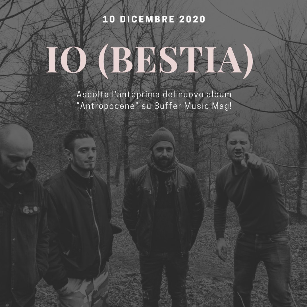 Ascolta in anteprima "Antropocene", primo full length dei bresciani #iobestia 😎 #streaming #permiere #hardcoremusic