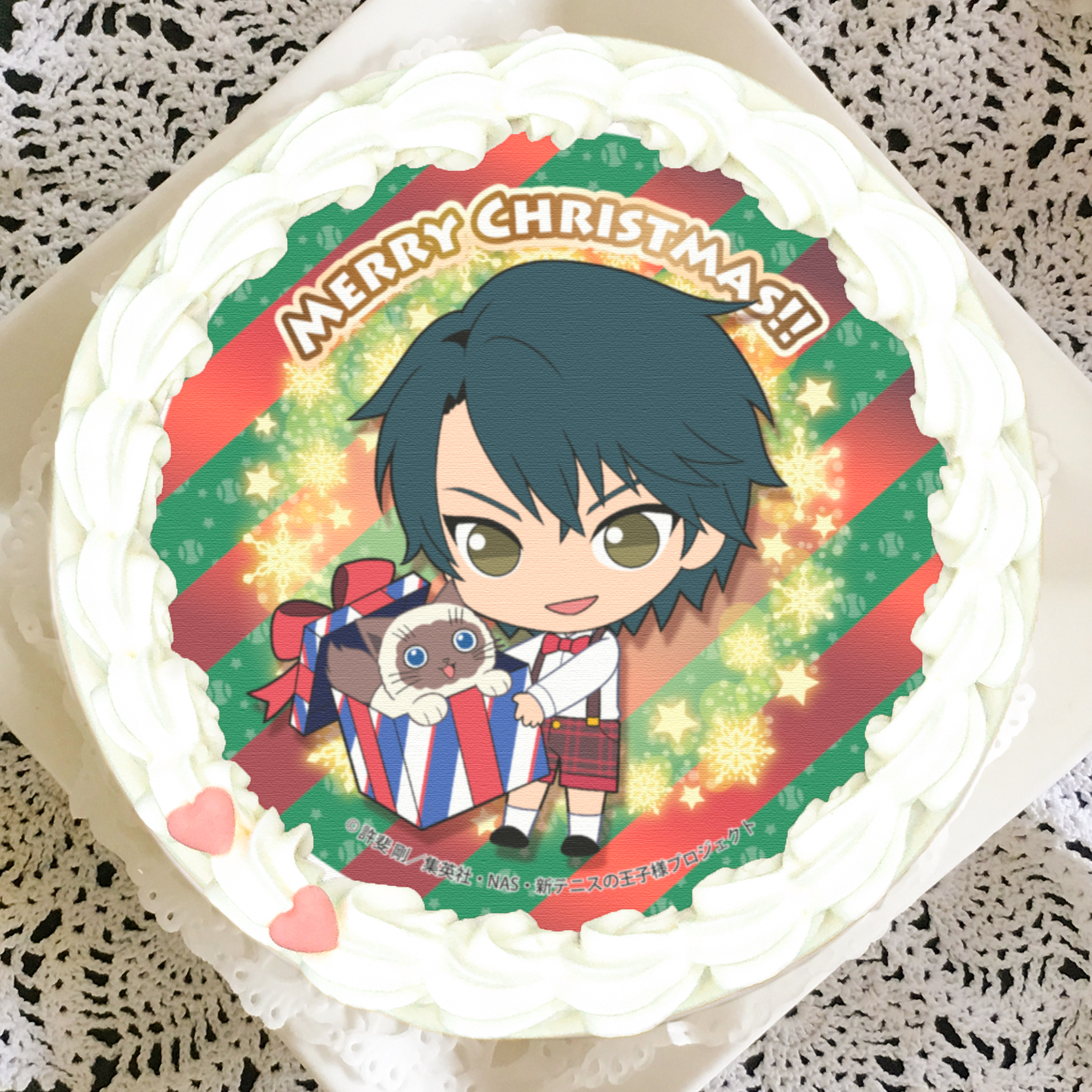 ট ইট র プリロール公式 キャラケーキ マカロン 新テニスの王子様 クリスマスケーキ好評ご予約受付中 7キャラクターがプリロール限定かきおこしイラストで登場 規定数量に達し次第ご予約受付終了となります 数量限定販売 となりますので