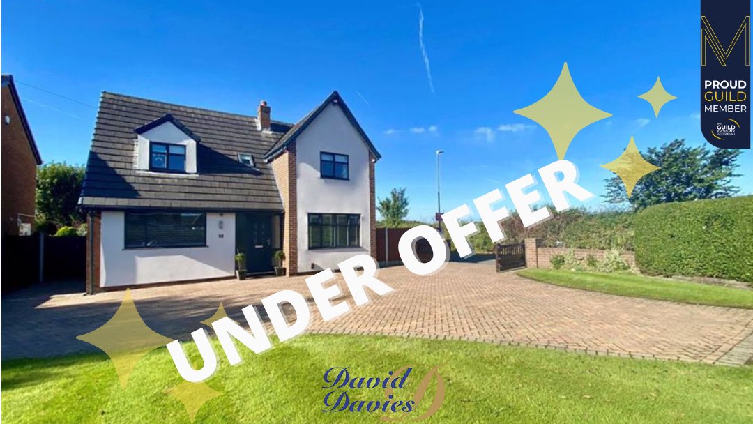 DavidDaviesEA's tweet photo. ⭐️ UNDER OFFER⭐️

This fabulous home has gone under offer this week.

May we sell yours? Call us today on 01744 885753 to arrange an expert market appraisal. 

💻 https://t.co/7vq3uFA9wJ
📧 sales@daviddaviesestateagent.co.uk

#guildofpropertyprofessionals #proudguildmember https://t.co/qdcC27X76c
