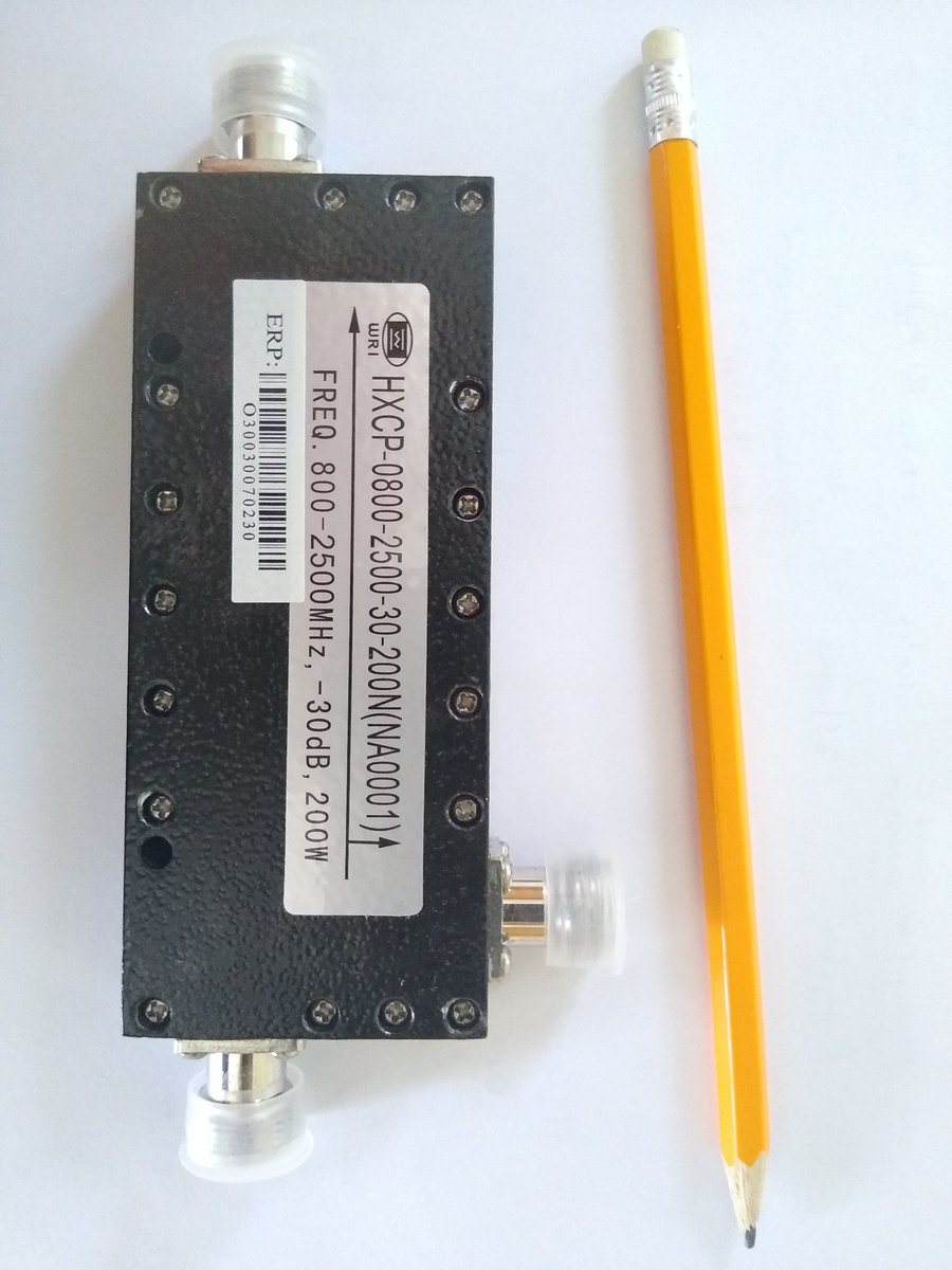 g0lbk's tweet photo. Cheap eBay directional coupler for a 13cm power meter project £4.99 delivered,UK seller. How do they do that for that price? Seems solid, hope it preforms...#Ghz_bands #hamradio #eme #13cms https://t.co/LdnogxxQXI