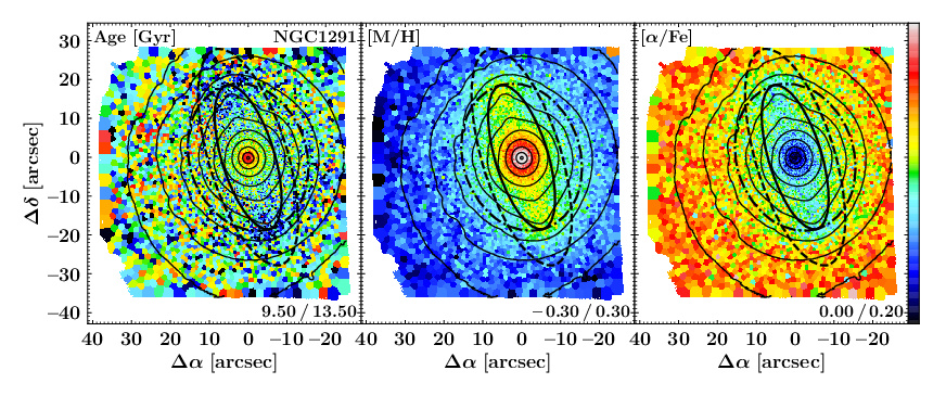 We find that inner bars are clearly distinguished from their surroundings, in particular by their elevated metallicities and depleted [a/Fe] abundances. And in fact, in such maps of mean population properties inner and main bars look very similar.