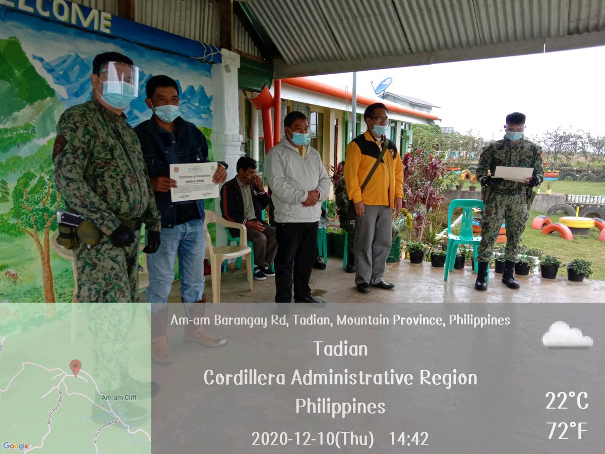 PNPBauko1's tweet image. Completion ceremony  of Recovery and Wellness Program for 13 drug surrenderers held at Am am, Balili, Mankayan Benguet attended by Brgy officials of Balili, Sadsadan, LGU with the Provincial Director PCOL HOMER PENICILLA
#PNPKakampiMo 
#TeamPNP
#ProjectDoubleBarrel