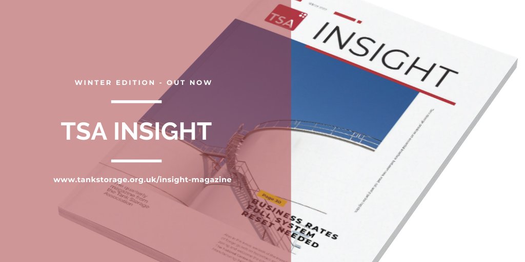 UK_TSA's tweet photo. The Winter 2020 edition of INSIGHT, @UK_TSA's quarterly magazine, is out now and available online at: https://t.co/EL7gDt5EhO
INSIGHT features news, comment and subject articles keeping you up-to-date with the UK’s bulk liquid storage sector.
#InsightMag #TankStorage #Terminals https://t.co/BqyZmmMApK