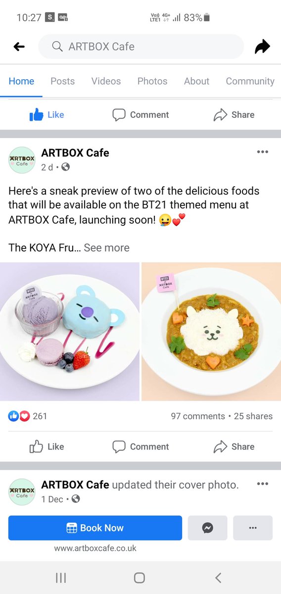 SmilingTiger999's tweet image. Definitely got to go this cafe in Brighton..looks good #BT21 #ArtBoxCafe #LifeGoesOn