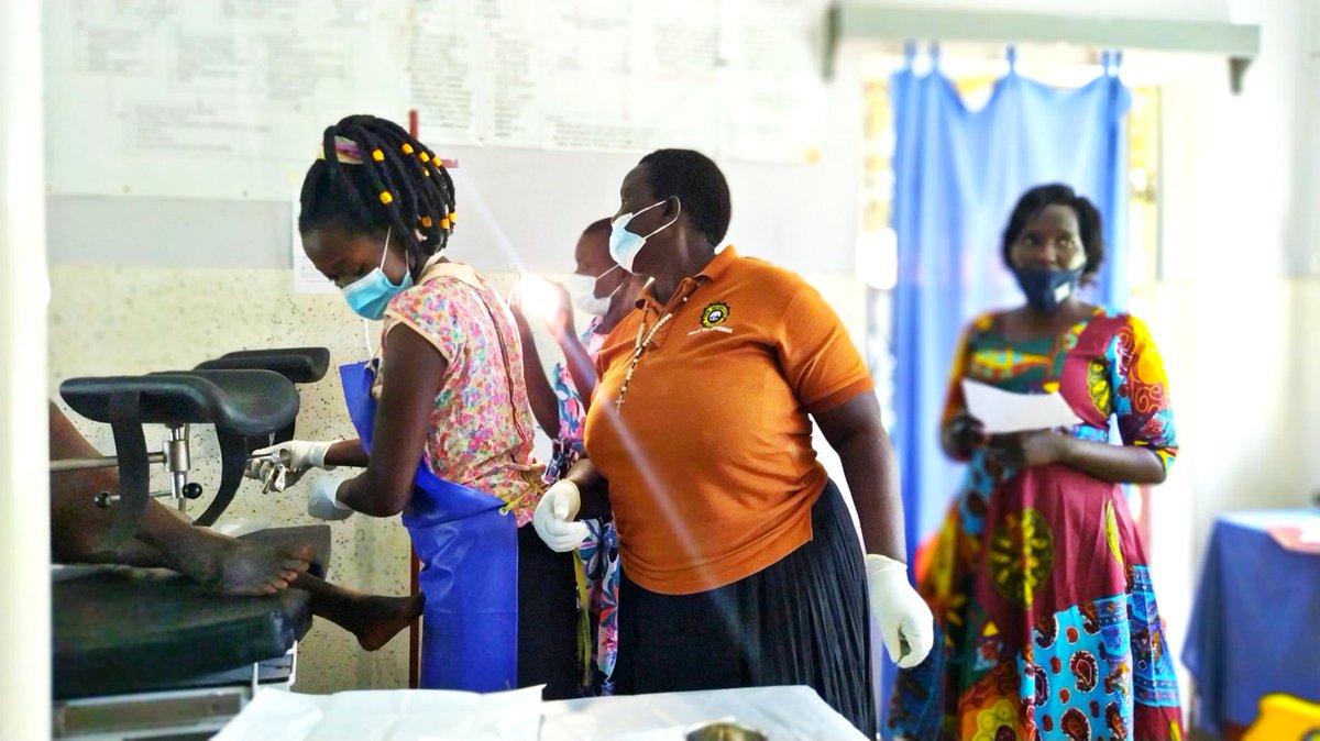 ACODEVU's tweet photo. During day 3 of the training, the participants (health workers) were taken to Mungula HC4 and Birra HC3 for practicum sessions guided by the trainers to further strengthen their skills in cervical cancer screening and management.
#AcodevFpProject https://t.co/ryTlmfjuV9