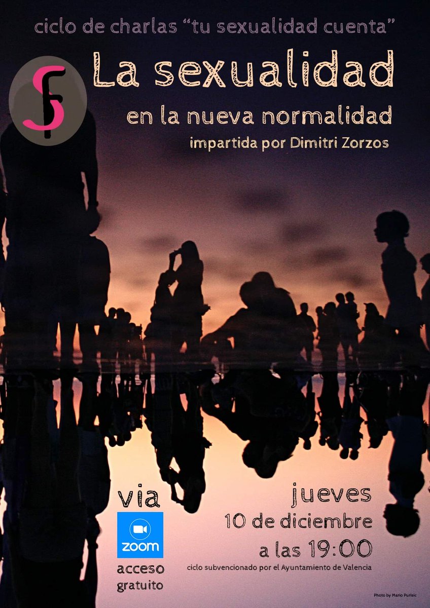 sexfuncional_cv's tweet photo. Esta tarde a las 19:00, Dimitri Zorzos nos hablará sobre "La sexualidad en la nueva normalidad".

¡Charla libre y gratuita! Podéis acceder mediante:
https://t.co/xJRvet3ERp https://t.co/NANAtMHraw