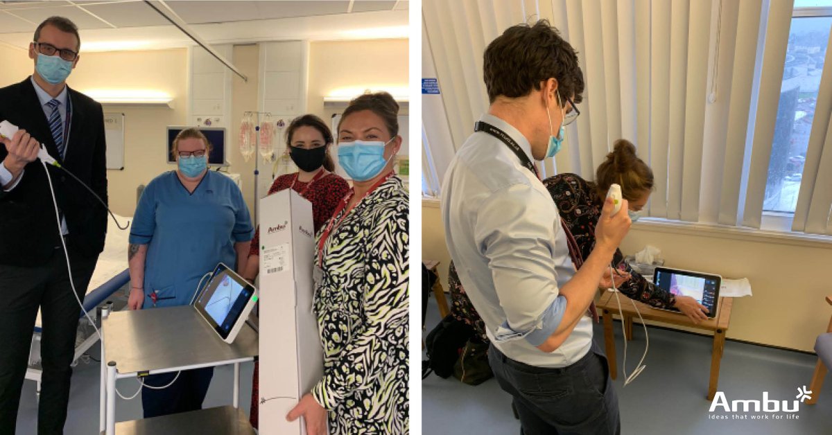 AmbuEurope's tweet photo. Our first trial in Scotland earlier this week at @nhsfife with @petertsaf and his brilliant team. They will be using the Ambu aScope 4 Cysto for off-site clinics and emergency cystoscopies #urology #cystoscopy #singleuse #ascope #ExpertsInSingleUse 
@Ambu_Medical https://t.co/6o0evmOsaP