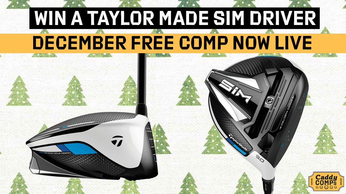 🎄FREE DRIVER COMP🎄 We are giving away a TaylorMade Sim driver for our December Free Comp. To enter: 1️⃣ Purchase a FREE TICKET online here >>> cadraf.co/WIN-A-SIM 2️⃣ Follow our Twitter Page @CaddyComps 3️⃣ RT this Tweet. 4️⃣ TAG 3 friends in the comments. Good Luck 👊