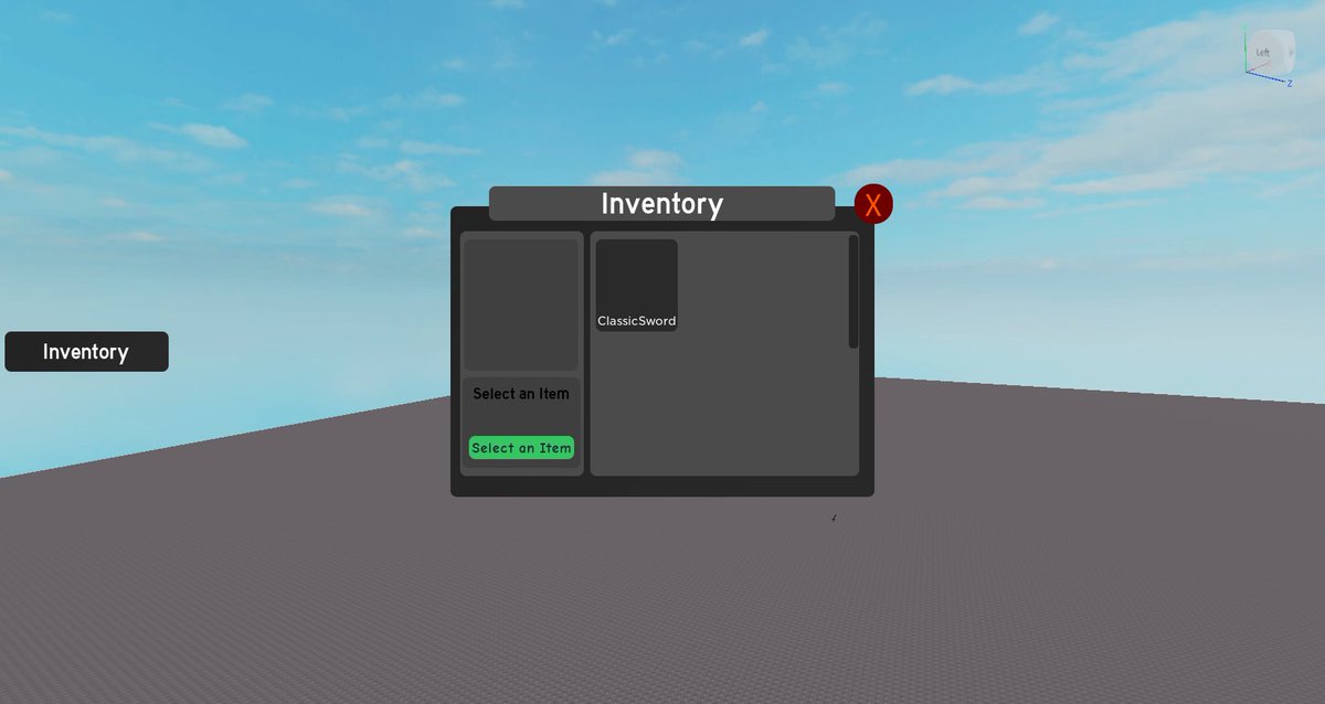 Dikarbx On Twitter Today I Managed To Create An Inventory System In Roblox Studio This Is An Example Of A Gui That I Made And I Will Add This Inventory System To - inventory system roblox
