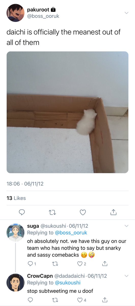 krtskdaily's tweet image. EXHIBIT G — kuroo skipping the first step in having a crush (read: knowing their name)