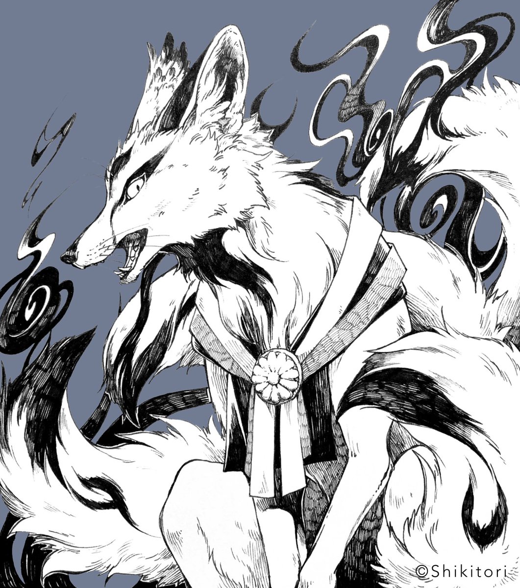 「狐達 」|シキトリのイラスト