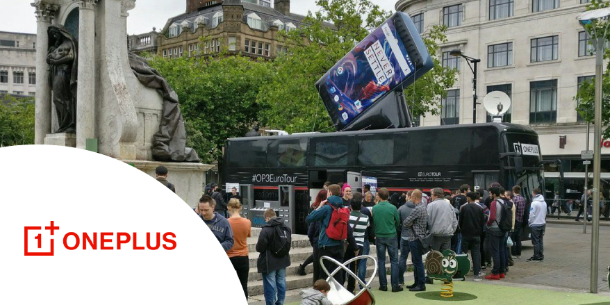 Commbus's tweet photo. #throwbackthursday to the One Plus tour bus, out on the road showcasing products to the public
#wemakeevents #promobus #buswrap #buswraps #roadshowbus #promotionalbus #promotionalservices #brandedbus #marketing #events #eventsupport #eventservices #outdoorevents https://t.co/dcCzTyeFtx