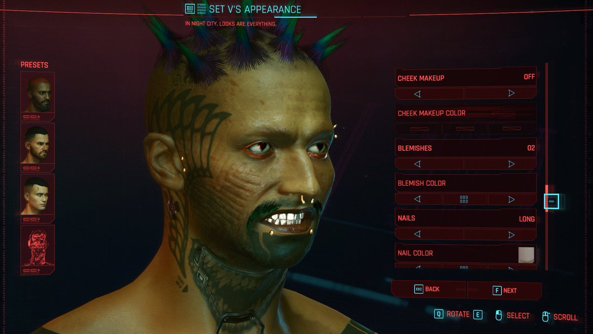 Glad you can get a Trumpian orange out of the skin-selector.Skin-selector.