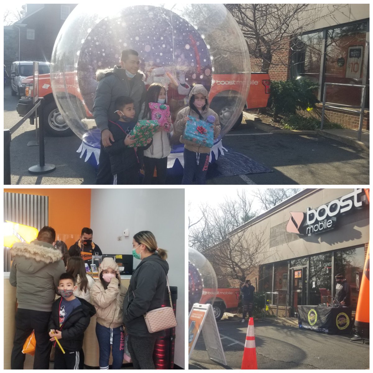 Santa Claus is at 2602 Columbia Pike spreading gifts and happiness!  Great specials on Boost thanks to the Big Guy!  @BoostAJP @Kedez_BM @AdolfoBoostAE <a href="/Naugie5/">Naugie</a> @Mitchell_Boost