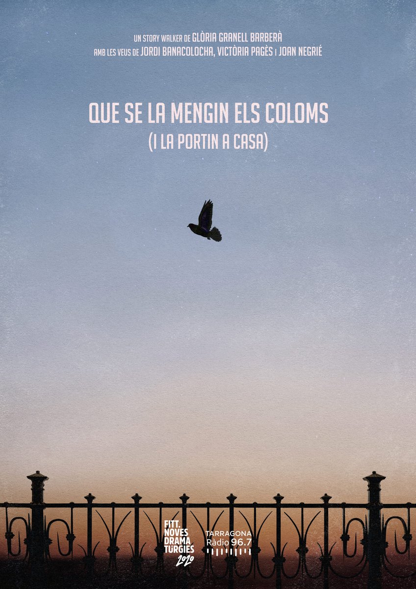 TGNcultura's tweet photo. 🎭 Aprofiteu el cap de setmana per experimentar l'espectacle "Que se la mengin els coloms (i la portin a casa)", l'#storywalker de Glòria Granell Barberà.
Una proposta interactiva que la @Sala_Trono ens va presentar en la darrera edició del @FITTCAT.
ℹ️ https://t.co/fMAdz7BtRO https://t.co/KZXgCpNnJ3