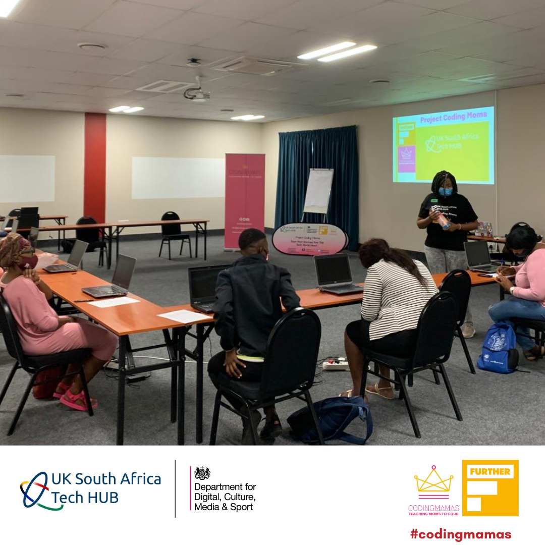 UKSATechHub's tweet image. Today we were in Diepsloot for the second session of #CodingMoms digital literacy training, focusing on more advanced digital skills for the moms and women!
#uksatechhub #dcmstechhubs #digitalskills