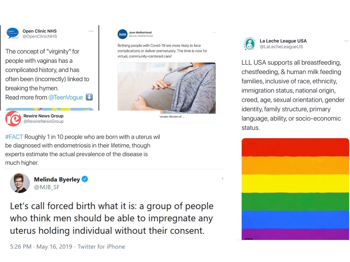 Some of them are writers and have seen how easily women are rewritten and reduced to mere body parts, over and over again in the name of an inclusion that excludes them entirely (This is just a small, recent sample)