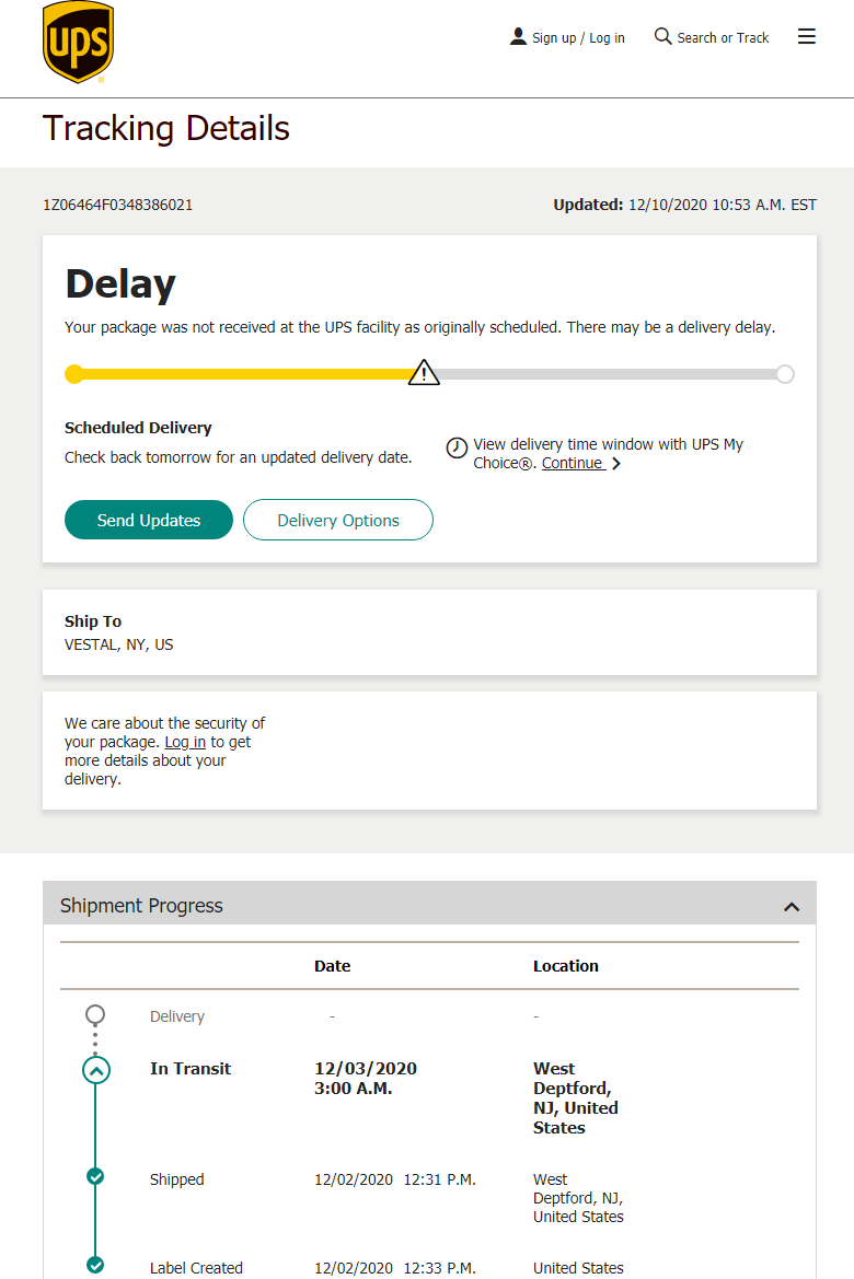 saratripp's tweet image. Hey @UPSHelp - my Amazon package seems to have gotten lost in New Jersey. (It's OK, we've all gotten lost in Jersey at some point, amiright?) Or maybe it's hiding under a truck seat? If you can find it, that would be great. Need by Christmas! 🧑‍🎄#lostpackage #lostinjersey