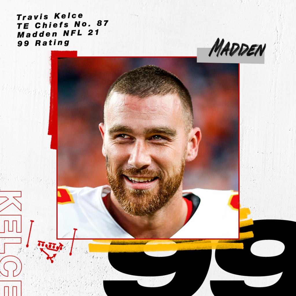 espn's tweet photo. Travis Kelce has always been elite. 

Now he's in the 99 Club 🔥 @tkelce @EAMaddenNFL https://t.co/4AwIQDT7TF