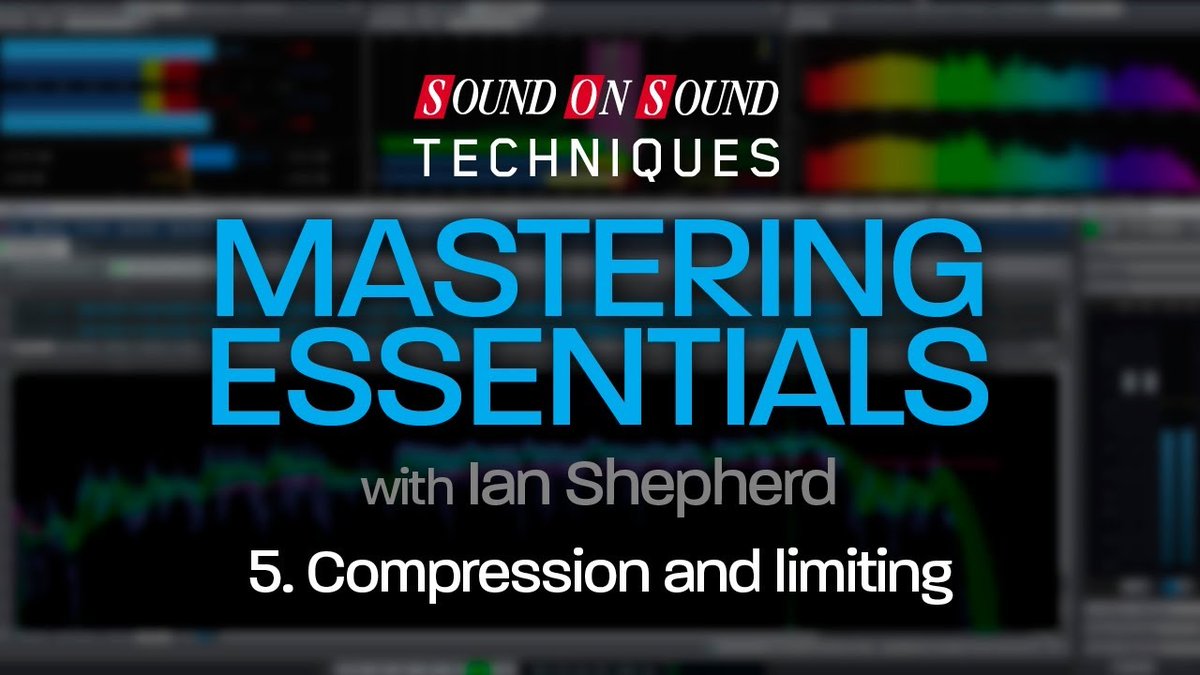 soundonsoundmag's tweet image. In this fifth episode of his 6-part series for SOS, mastering engineer @ianshepherd describes three different mastering compression techniques – how and when to use them, and why the goal is to be invisible.

sosm.ag/MasteringEssen…

#mastering #masteringengineer #masteringtips