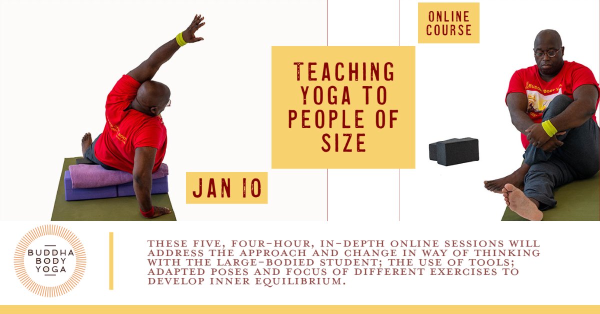 BuddhaBodyNYC's tweet photo. 5 More days to get $50 off tuition // Teaching Yoga to People of Size - JAN 10 // https://t.co/JLTdecpaxF https://t.co/91L8JPuzpB
