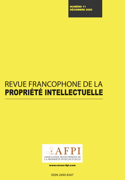 CNCPI_FR's tweet photo. Le dernier numéro (n° 11) de la Revue Francophone de la Propriété Intellectuelle (#RFPI) 📔 est en ligne ! Au sommaire : https://t.co/t6DcW2nSFp #PI #PropriétéIntellectuelle cc @Afp_i @yannbasire https://t.co/ktY519qudw
