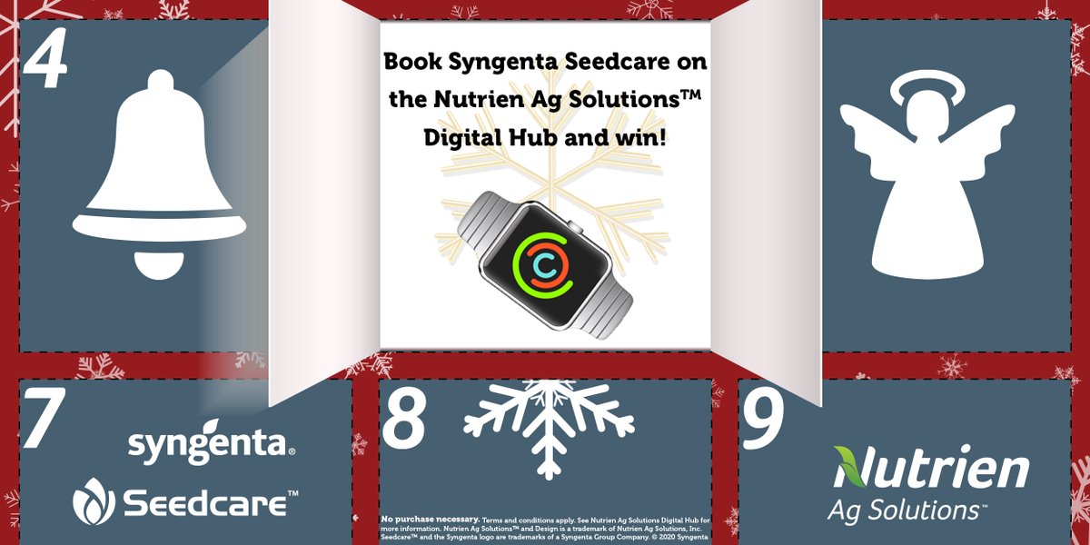 syngentacanada's tweet photo. On the 4th day of #Christmas, #VibranceMaxx gave to me - defense against soil-borne disease w/ #RootingPower from @syngentacanada delivering stronger #soybean & #pulse crops. Book on the @NutrienAgCda #DigitalHub (https://t.co/7DDS6ucEkO) today & you could win an Apple watch! https://t.co/wV281a5AfY